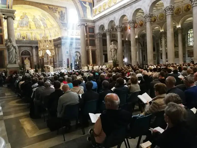 Paolo VI Santo, i fedeli bresciani alla messa del ringraziamento