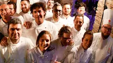Protagonisti. Gil chef professionisti e i vincitori della passata edizione - Foto © www.giornaledibrescia.it