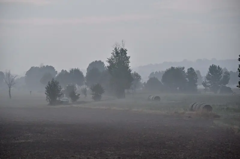 Prima nebbia dell'anno sul Bresciano stamane - Foto Putelli/Neg © www.giornaledibrescia.it