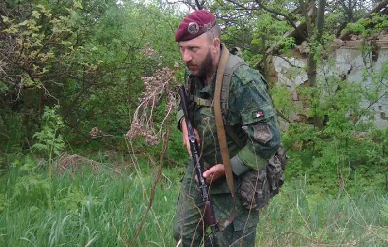 Massimiliano Cavalleri sul fronte della guerra del Donbass