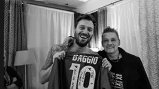 Cesare Cremonini e Roby Baggio - Foto Instagram