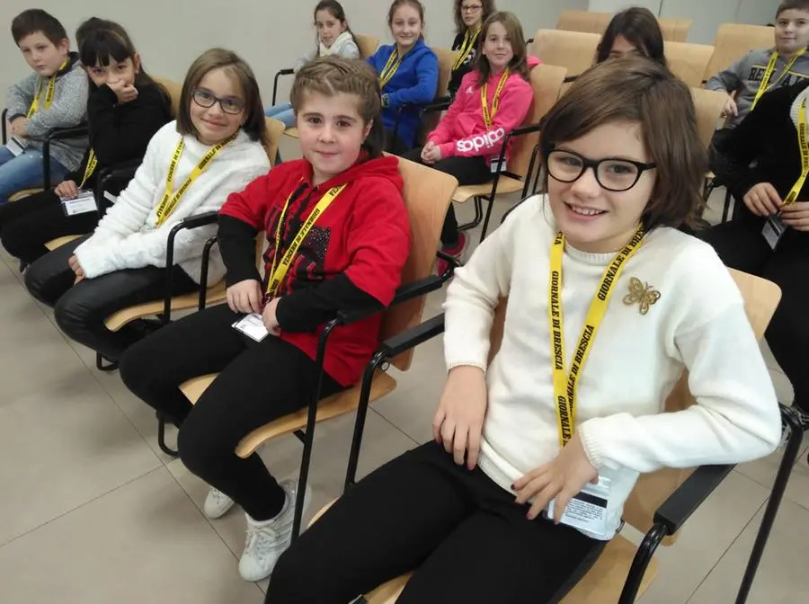 Le classi quarta e quinta della primaria di Corteno Golgi al GdB