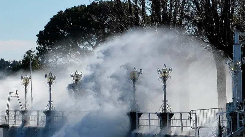 Nel 2015. Un nubifragio che ha colpito la zona di Gardone Riviera - © www.giornaledibrescia.it