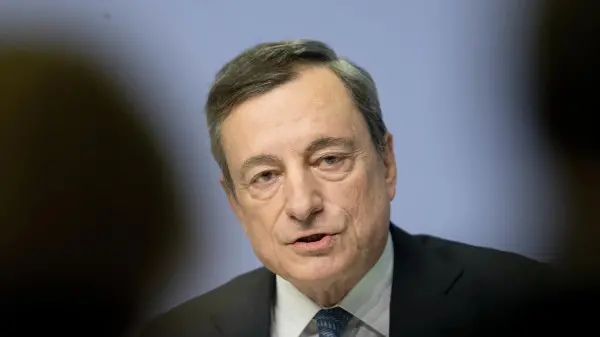 Mario Draghi - Foto Ansa