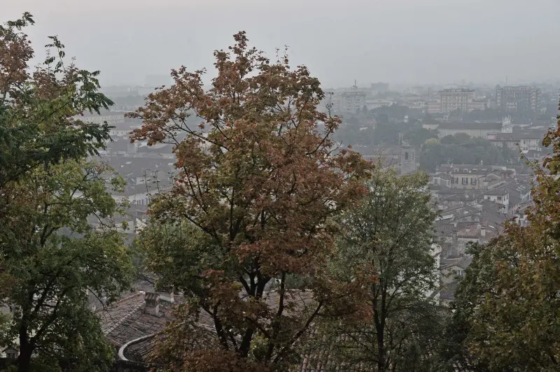 Prima nebbia dell'anno sul Bresciano stamane - Foto Putelli/Neg © www.giornaledibrescia.it