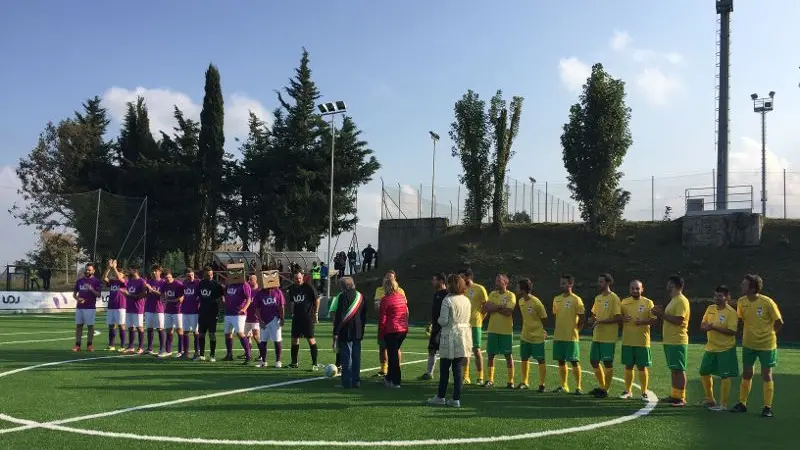 Gualdo, inaugurato il nuovo campo da calcio
