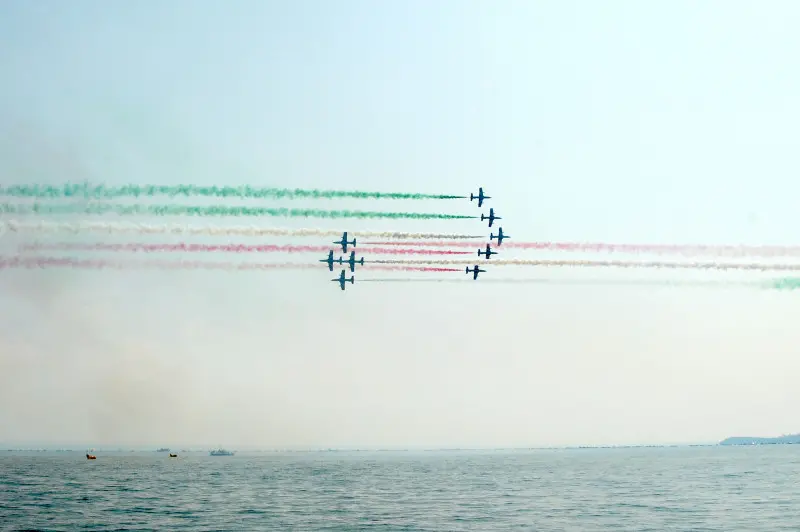 Lo spettacolo delle Frecce Tricolori per il Valtenesi Air Show