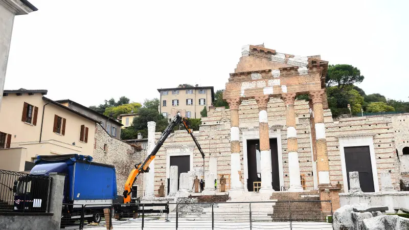 Il Tempio Capitolino dice addio a Paladino