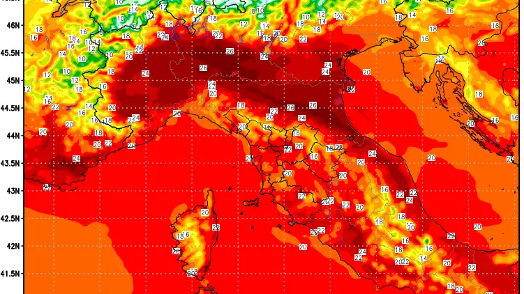 Caldo anomalo, le previsioni di Meteopassione