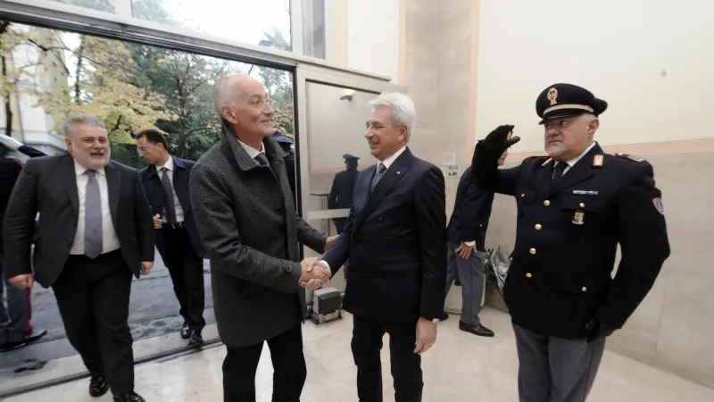 Il capo della Polizia Franco Gabrielli alla Polgai