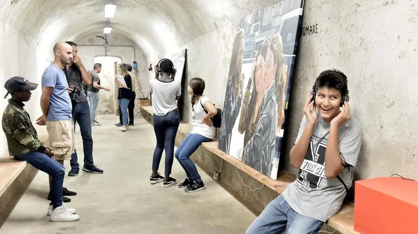 In via Odorici il bunker accoglie testimonianze e voci dei «ragazzi di via Milano» - © www.giornaledibrescia.it