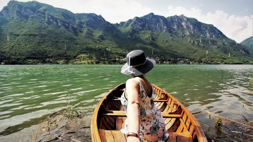 Il lago d'Idro - foto Ivano Zanotti © zoom.giornaledibrescia.it