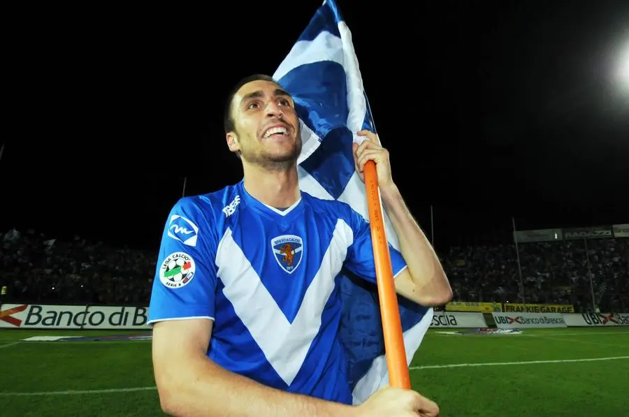 Alcuni momenti della storia di Andrea Caracciolo al Brescia