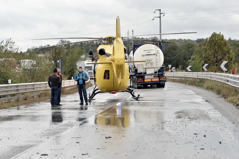 Schianto a Montichiari, traffico in tilt sulla Goitese