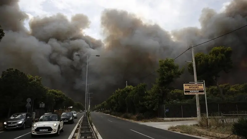 Grecia in fiamme