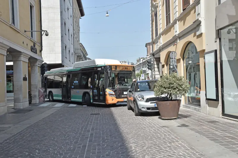 Parcheggio selvaggio in centro