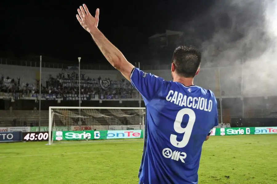 Alcuni momenti della storia di Andrea Caracciolo al Brescia