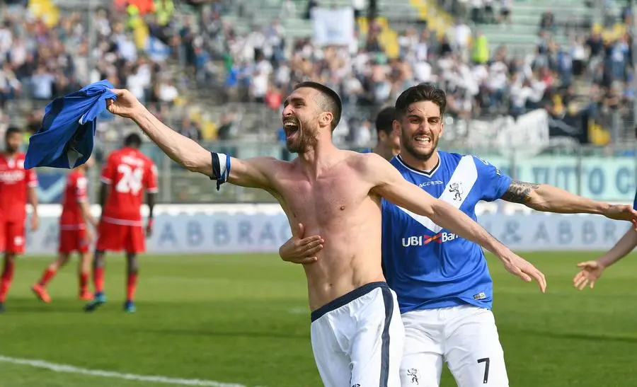 Alcuni momenti della storia di Andrea Caracciolo al Brescia