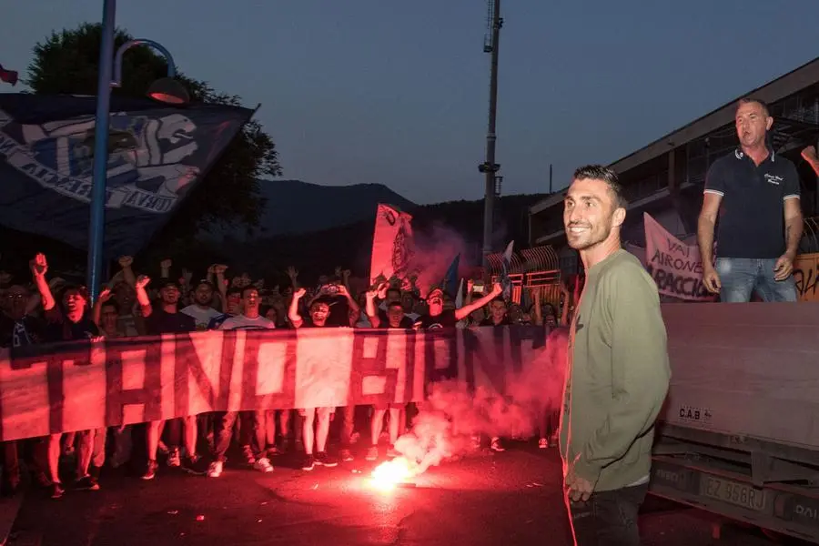 Alcuni momenti della storia di Andrea Caracciolo al Brescia