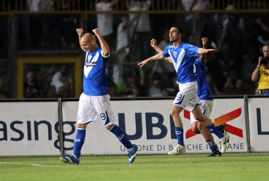 Alcuni momenti della storia di Andrea Caracciolo al Brescia