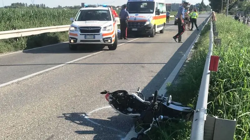 Poncarale, schianto fatale per un giovane centauro