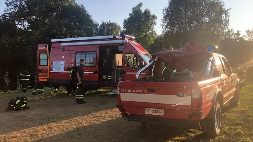 I vigili del fuoco lasciano Serle