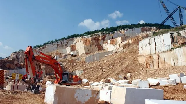 Una cava di marmo di Botticino. Il Tar si è pronunciato in merito.