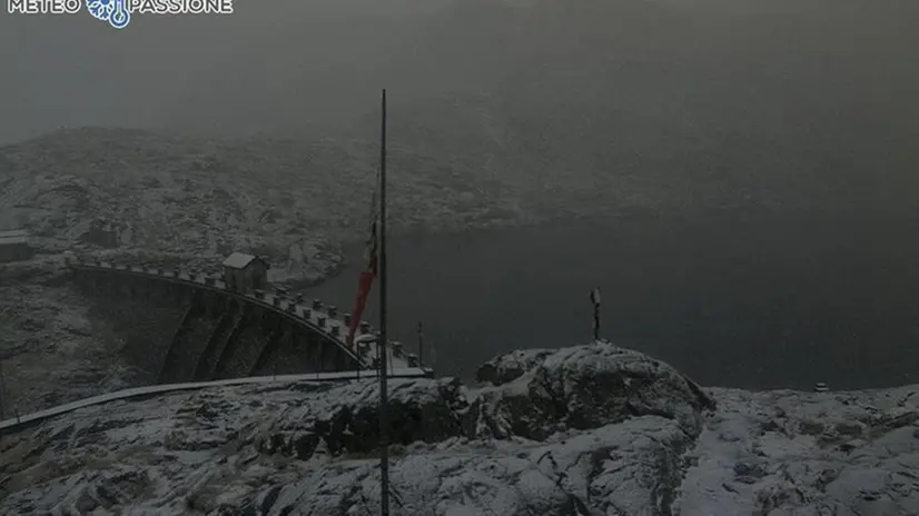 Neve al lago della Vacca - foto di Meteopassione