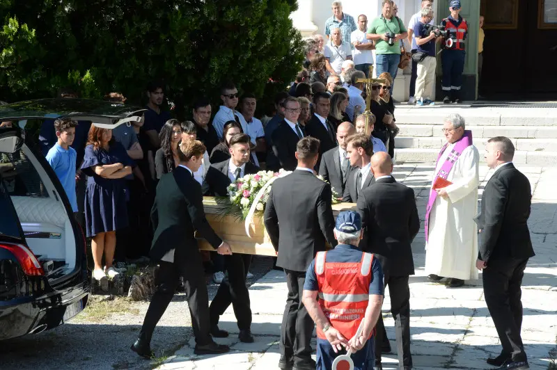 I funerali di Manuela Bailo