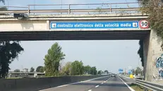 La segnaletica. I cartelli posati dai tecnici della Provincia di Brescia per avvisare della presenza del Velocar
