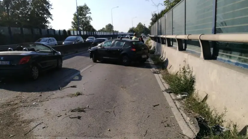 L'incidente in tangenziale est