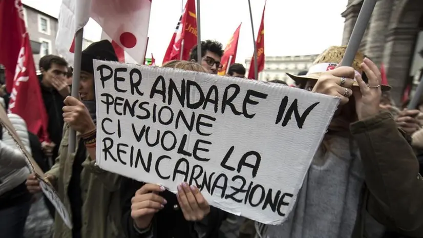 La protesta. La riforma della legge Fornero è stata chiesta a gran voce anche nelle piazze italiane