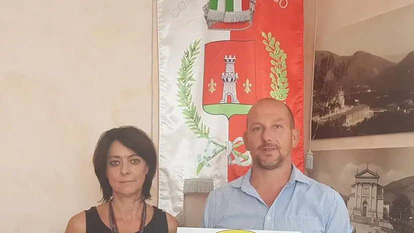 La presentazione. Paola Dall’Asta con il sindaco Coccoli