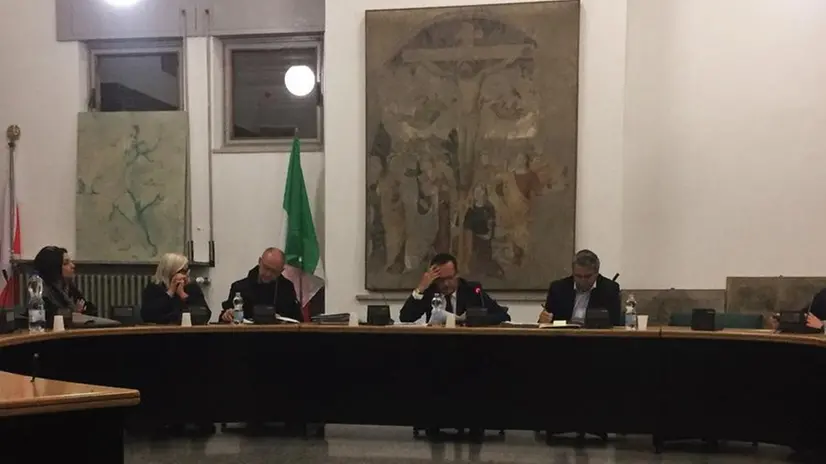 In aula. Un momento del Consiglio comunale