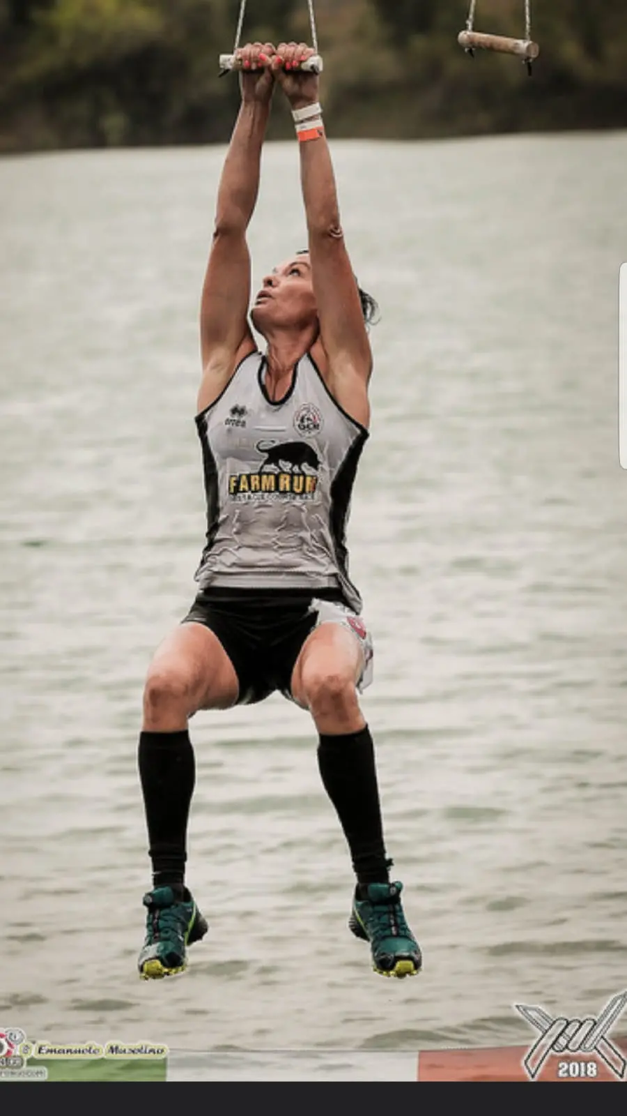 Barbara Dominici in gara