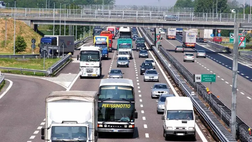 Traffico in A4 (foto archivio)