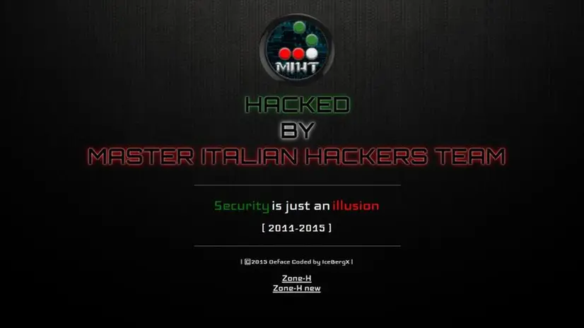 Una homepage vittima di defacement da parte del MIHT, la crew Master italian hackers team -  © www.giornaledibrescia.it