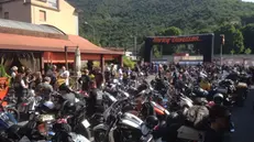 Harley Davidson al via della scorsa edizione della 500 Chrono-Alps - © www.giornaledibrescia.it