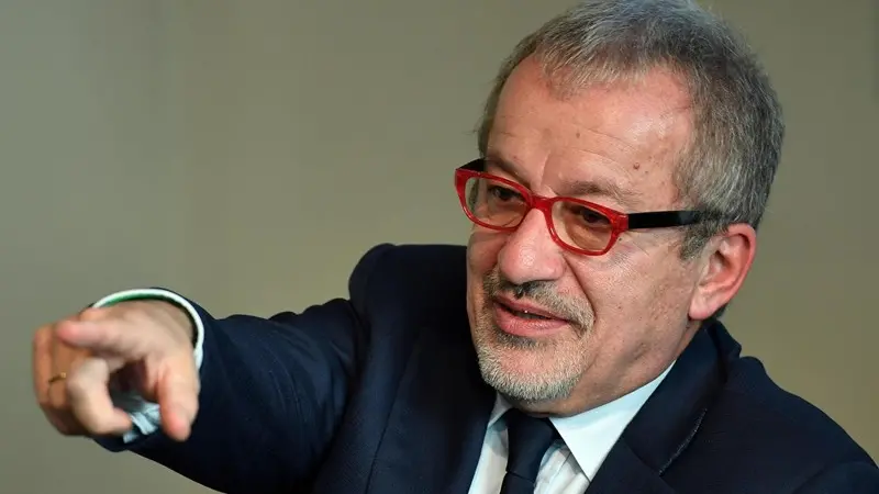 Roberto Maroni, ex presidente della Regione Lombardia - Foto Ansa/Daniel Dal Zenaro