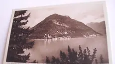 Una cartolina d'epoca di Monte Isola