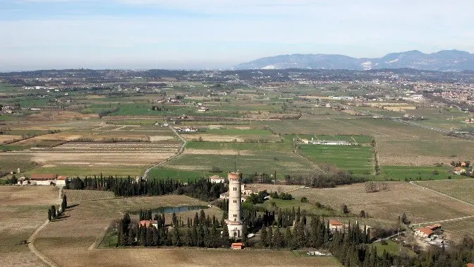 Una veduta di San Martino. Il progetto di sicurezza inizia dalla frazione