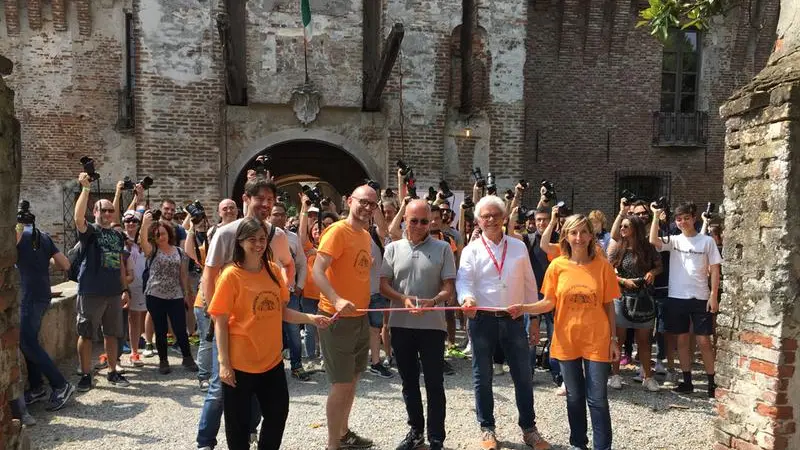 Un'immagine dalla seconda tappa della Maratona fotografica al Castello di Padernello - Foto © www.giornaledibrescia.it