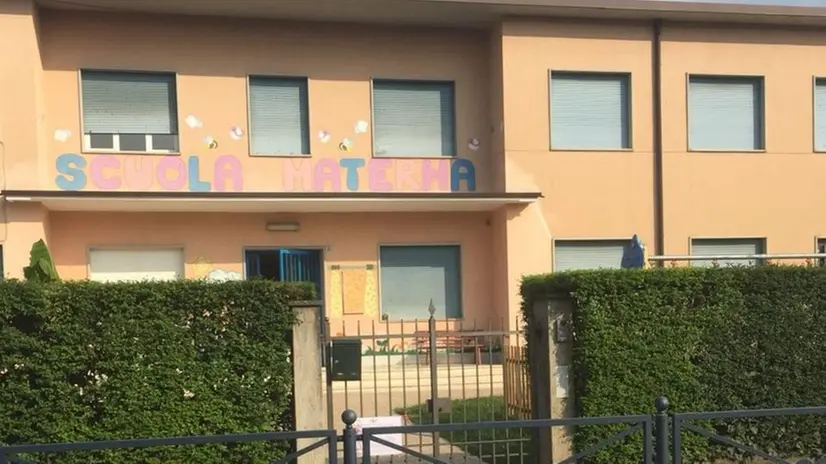 L’ingresso. La materna Santa Giulia del Villaggio Prealpino