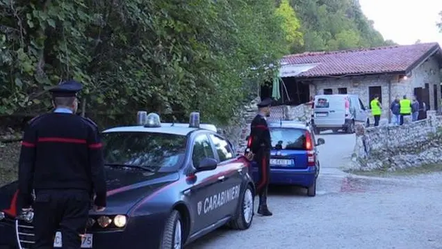 Il luogo in cui è stato ritrovato il cadavere carbonizzato - Foto © www.ecodibergamo.it