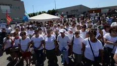 Prosegue la protesta dei lavoratori di Medtronic - © www.giornaledibrescia.it