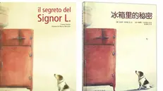 Le copertine in italiano e cinese de «Il segreto del signor L.» di Cosetta Zanotti a confronto © www.giornaledibrescia.it