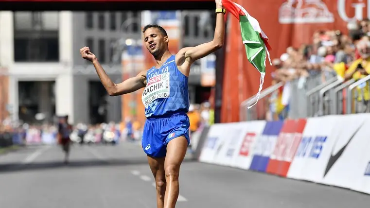 Yassine Rachik all'arrivo - Foto Ansa/Ap Martin Meissner