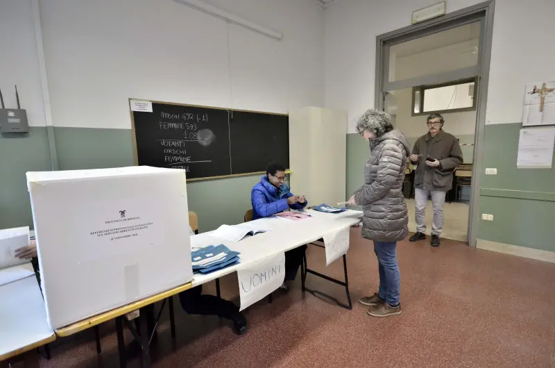 Referendum, il seggio al Liceo Arnaldo