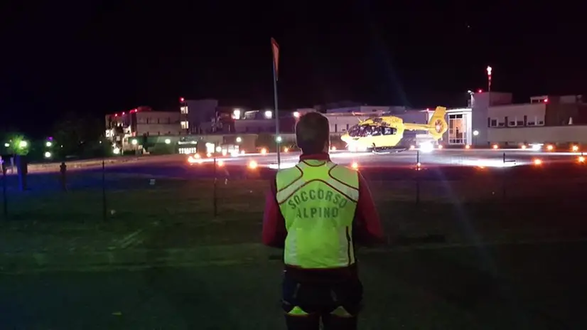 Intervento del Soccorso Alpino sui monti di Erbanno