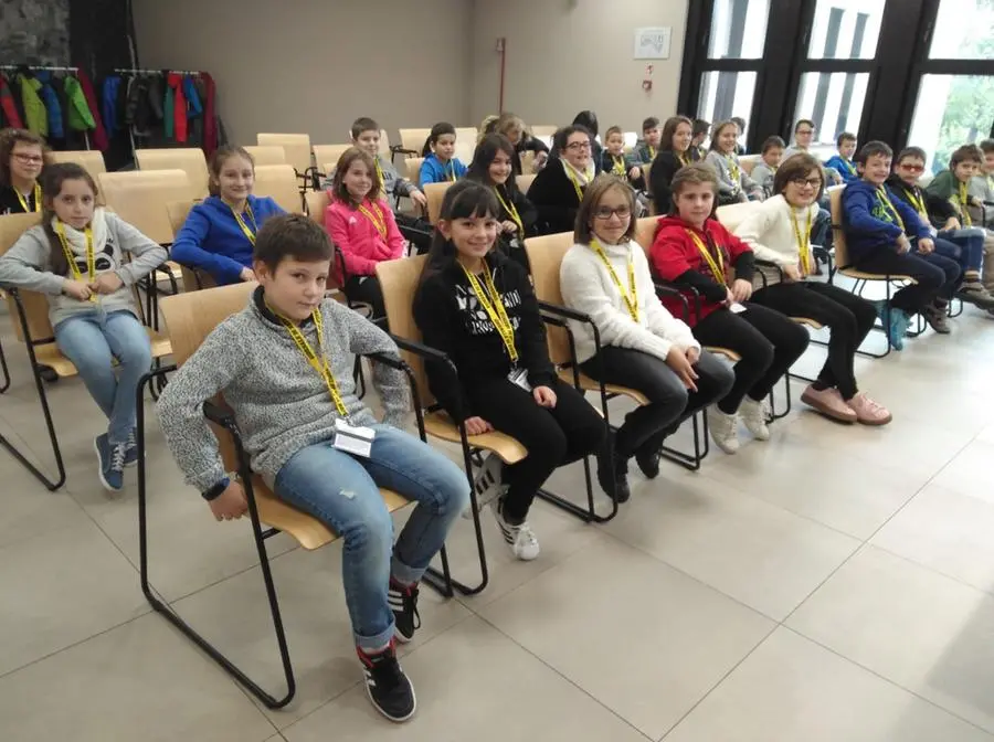 Le classi quarta e quinta della primaria di Corteno Golgi al GdB